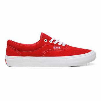 Férfi Vans Suede Era Pro Deszkás Cipő VA2478130 Piros/Fehér